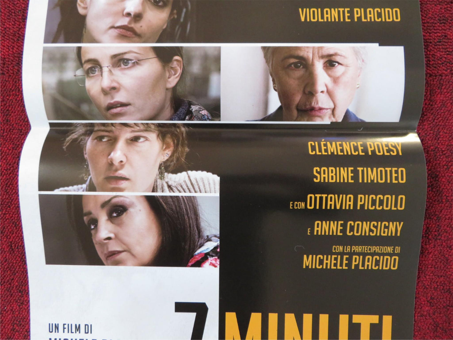 7 MINUTES ITALIAN LOCANDINA POSTER CRISTIANA CAPOTONDI AMBRA ANGIOLINI 2016 - Rendezvous Cinema