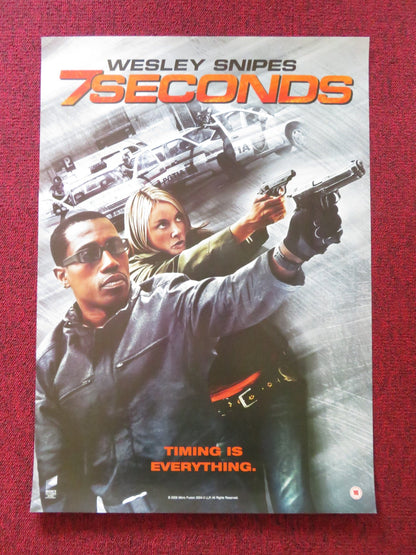 7 SECONDS VHS VIDEO POSTER WESLEY SNIPES TAMZIN OUTHWAITE 2005 - Rendezvous Cinema