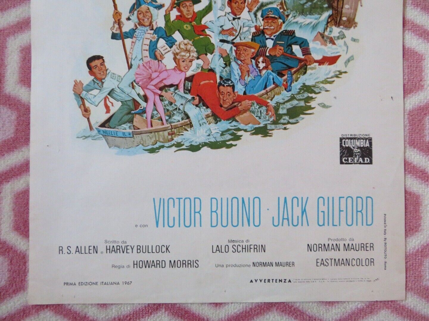 8 FALSARI UNA RAGAZZA E.. UN CANE ONES ITALIAN LOCANDINA (27.5"x13") POSTER '67 - Rendezvous Cinema