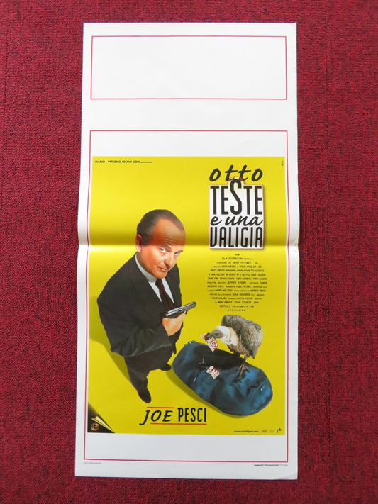 8 HEADS IN A DUFFEL BAG ITALIAN LOCANDINA POSTER JOE PESCI ANDY COMEAU 1998 - Rendezvous Cinema