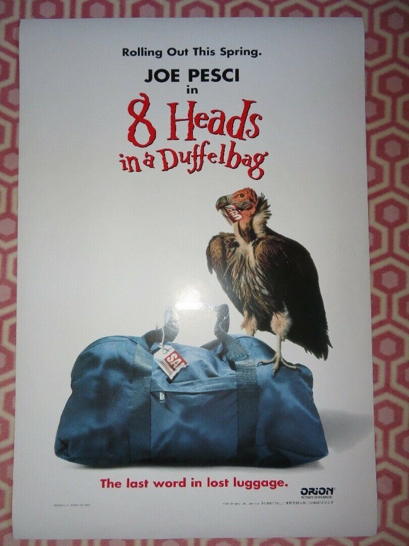 8 HEADS IN A DUFFELBAG ADVANCED US ONE SHEET ROLLED POSTER JOE PESCI 1997 - Rendezvous Cinema