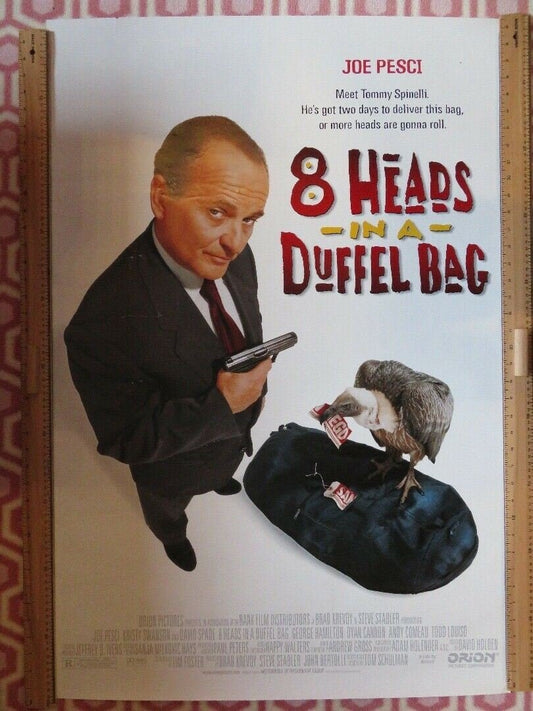 8 HEADS IN A DUFFLE BAG US ONE SHEET ROLLED POSTER JOE PESCI 1997 - Rendezvous Cinema