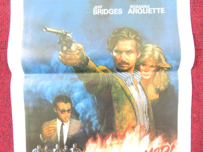 8 MILLION WAYS TO DIE ITALIAN LOCANDINA POSTER JEFF BRIDGES R. ARQUETTE 1986 - Rendezvous Cinema