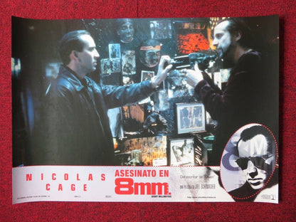 8MM - A ITALIAN FOTOBUSTA POSTER NICOLAS CAGE JOAQUIN PHOENIX 1999 - Rendezvous Cinema