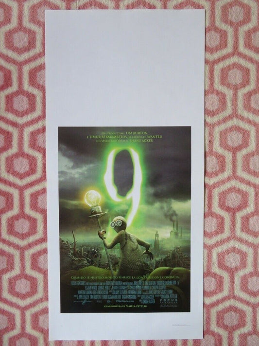 9 ITALIAN LOCANDINA (27.5"x13") POSTER CHRISTOPHER PLUMBER TIM BURTON 2009 - Rendezvous Cinema