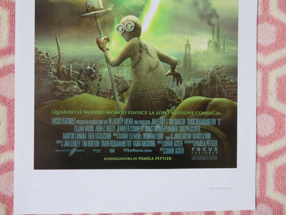 9 ITALIAN LOCANDINA (27.5"x13") POSTER CHRISTOPHER PLUMBER TIM BURTON 2009 - Rendezvous Cinema