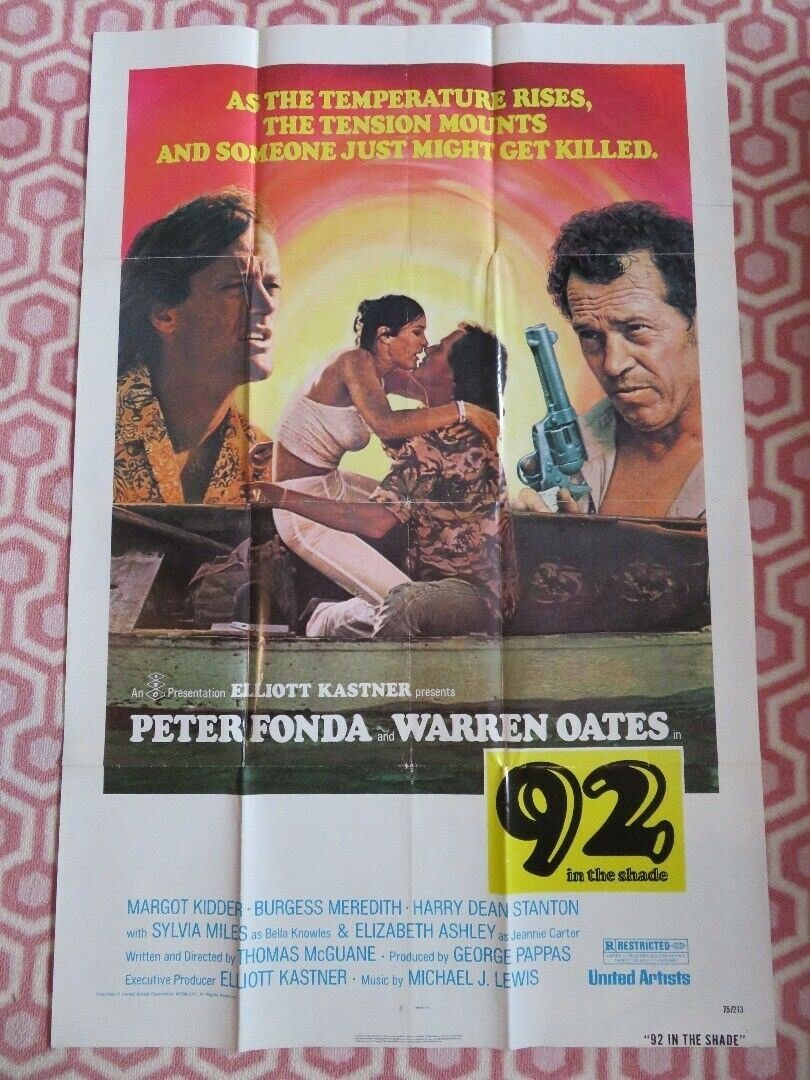 92 IN THE SHADE US ONE SHEET POSTER PETER FONDA WARREN OATES 1975 - Rendezvous Cinema