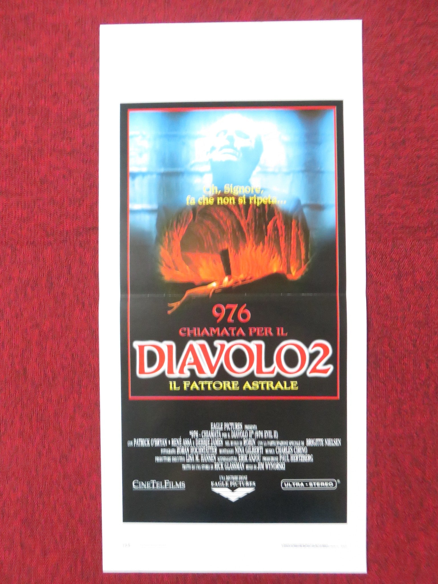 976 - EVIL II ITALIAN LOCANDINA POSTER PATRICK O'BRYAN RENE ASSA 1992 - Rendezvous Cinema