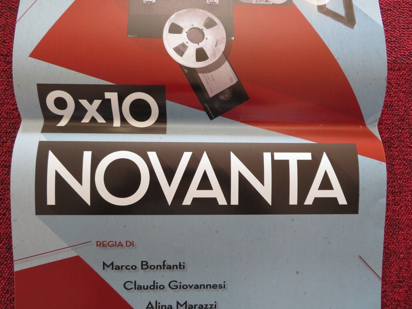 9X10 NOVANTA ITALIAN LOCANDINA (27"x12.5") POSTER MARCO BONFANTI 2014 - Rendezvous Cinema