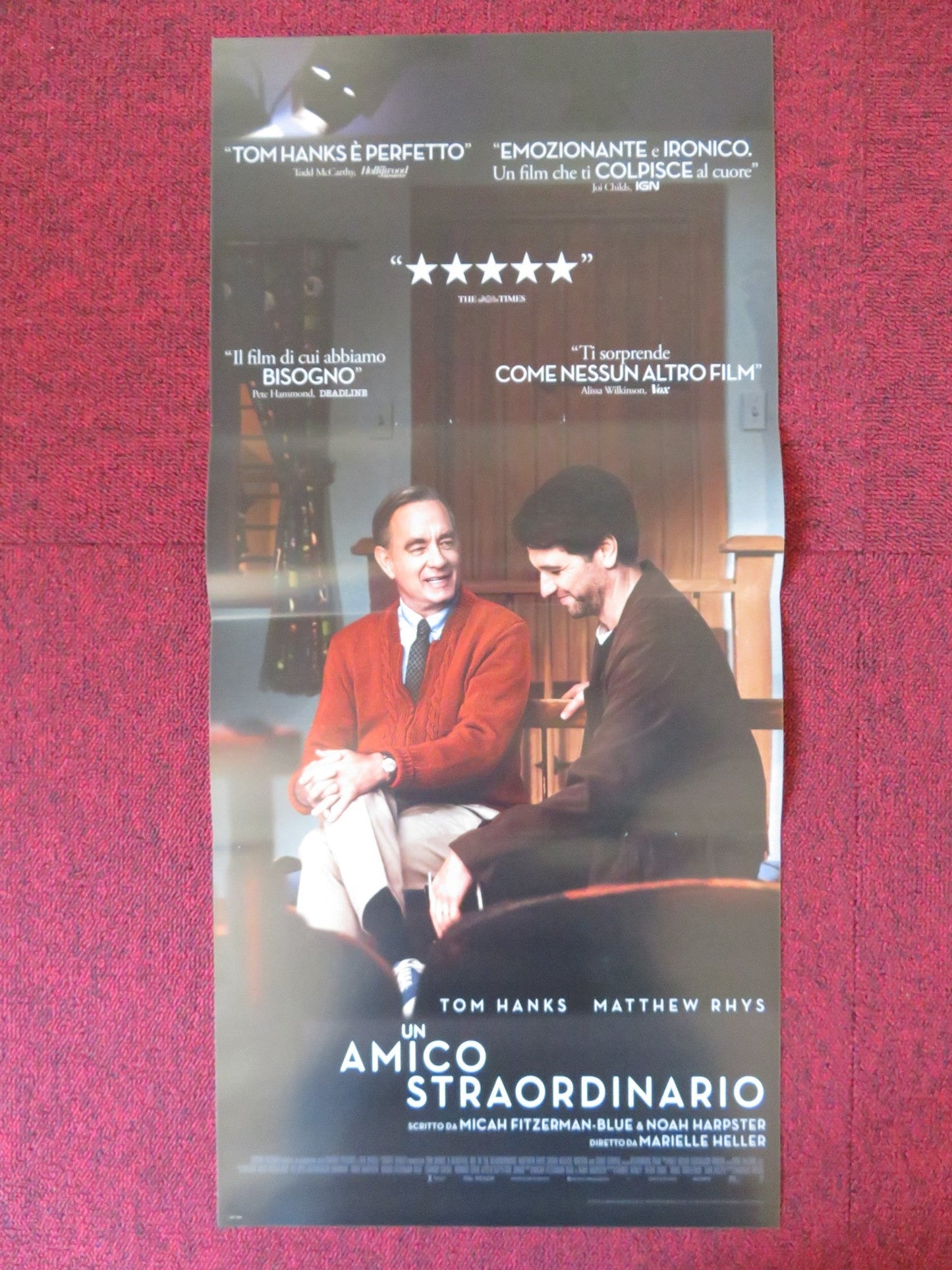 A BEAUTIFUL DAY IN THE NEIGHBORHOOD ITALIAN LOCANDINA POSTER TOM HANKS 2019 - Rendezvous Cinema