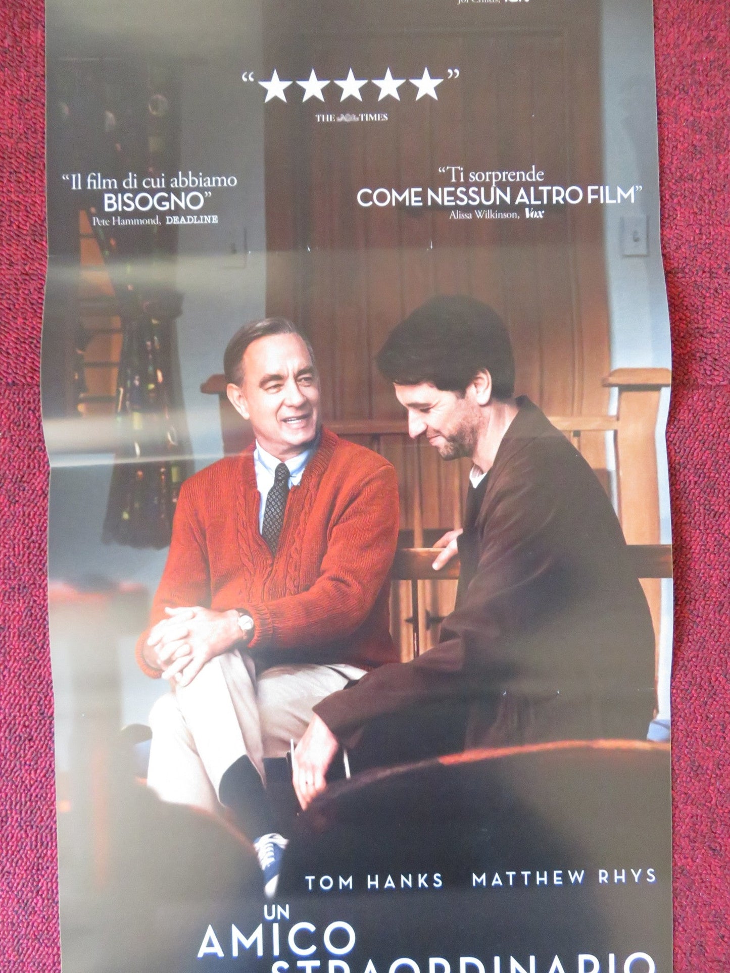 A BEAUTIFUL DAY IN THE NEIGHBORHOOD ITALIAN LOCANDINA POSTER TOM HANKS 2019 - Rendezvous Cinema