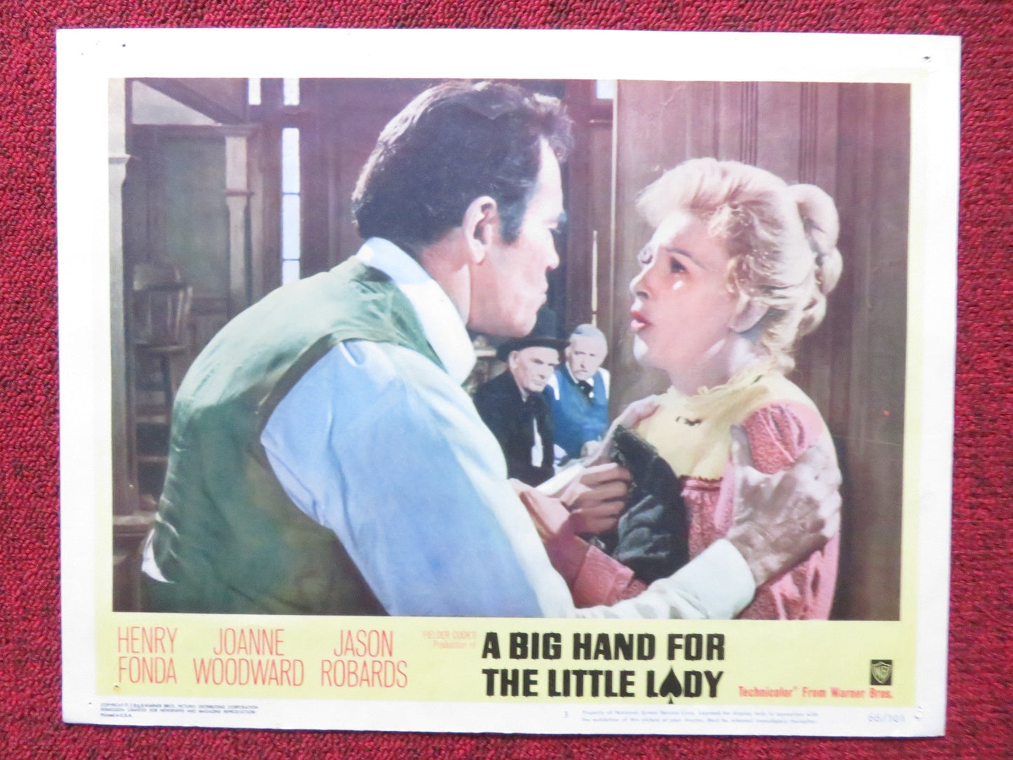 A BIG HAND FOR THE LITTLE LADY US LOBBY CARD FULL SET HENRY FONDA 1966 - Rendezvous Cinema