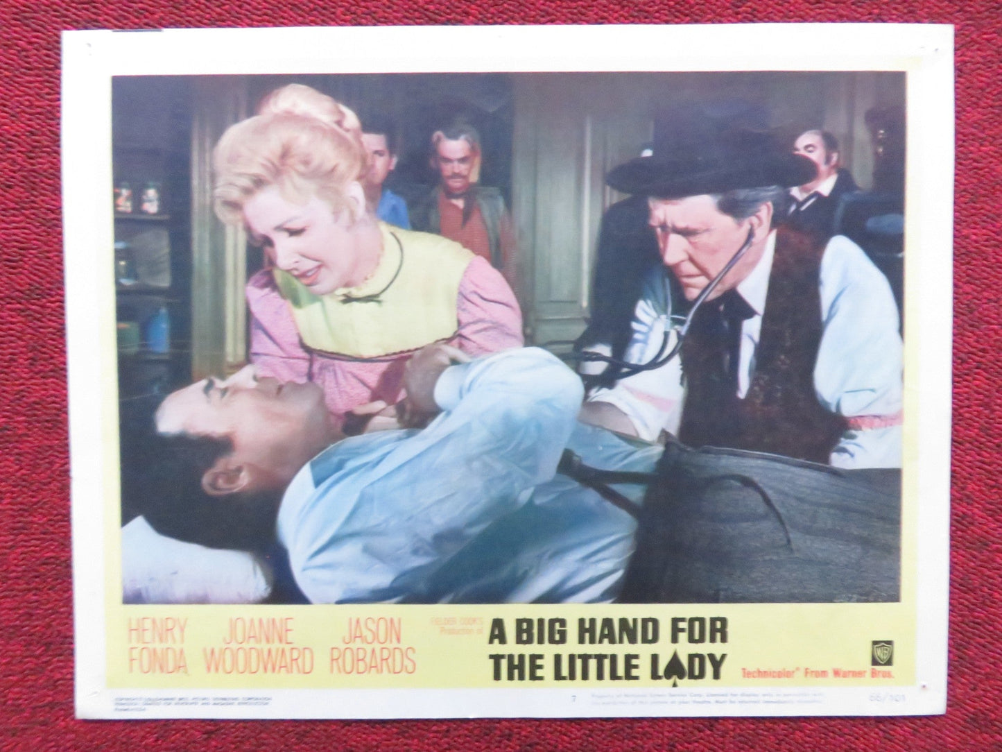 A BIG HAND FOR THE LITTLE LADY US LOBBY CARD FULL SET HENRY FONDA 1966 - Rendezvous Cinema