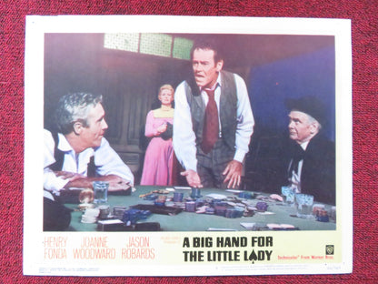 A BIG HAND FOR THE LITTLE LADY US LOBBY CARD FULL SET HENRY FONDA 1966 - Rendezvous Cinema