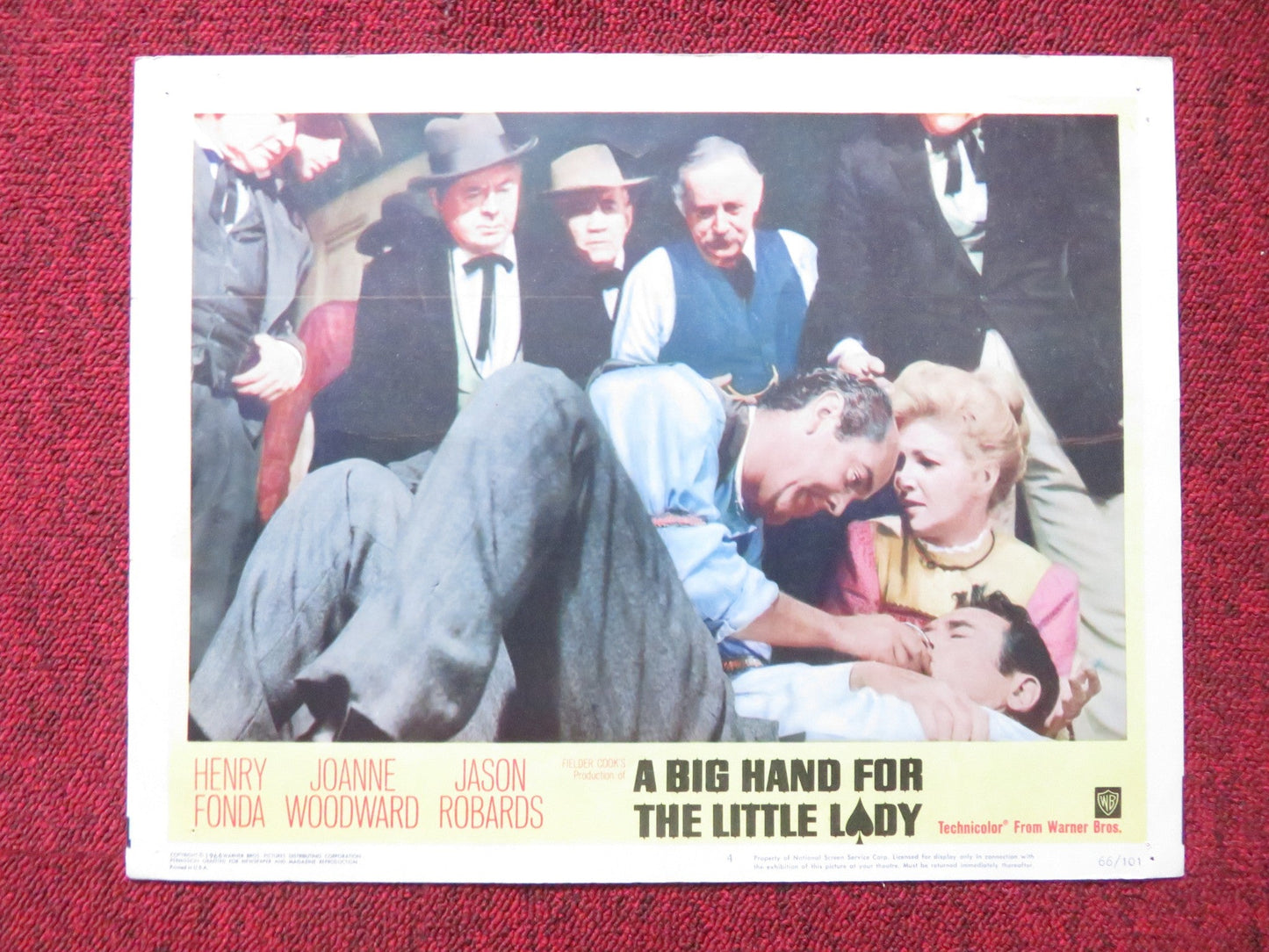 A BIG HAND FOR THE LITTLE LADY US LOBBY CARD FULL SET HENRY FONDA 1966 - Rendezvous Cinema