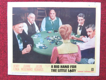 A BIG HAND FOR THE LITTLE LADY US LOBBY CARD FULL SET HENRY FONDA 1966 - Rendezvous Cinema