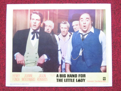 A BIG HAND FOR THE LITTLE LADY US LOBBY CARD FULL SET HENRY FONDA 1966 - Rendezvous Cinema