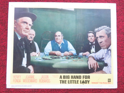 A BIG HAND FOR THE LITTLE LADY US LOBBY CARD FULL SET HENRY FONDA 1966 - Rendezvous Cinema