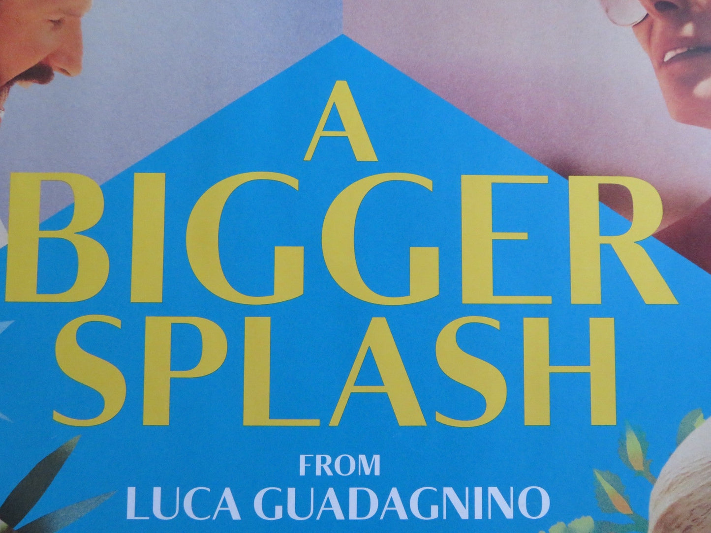 A BIGGER SPLASH UK QUAD (30"x 40") ROLLED POSTER TILDA SWINTON R. FIENNES 2015 - Rendezvous Cinema