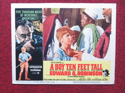 A BOY TEN FEET TALL US LOBBY CARD FULL SET EDWARD G. ROBINSON F. MCCLELLAND 1965 - Rendezvous Cinema