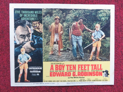 A BOY TEN FEET TALL US LOBBY CARD FULL SET EDWARD G. ROBINSON F. MCCLELLAND 1965 - Rendezvous Cinema