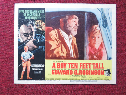 A BOY TEN FEET TALL US LOBBY CARD FULL SET EDWARD G. ROBINSON F. MCCLELLAND 1965 - Rendezvous Cinema