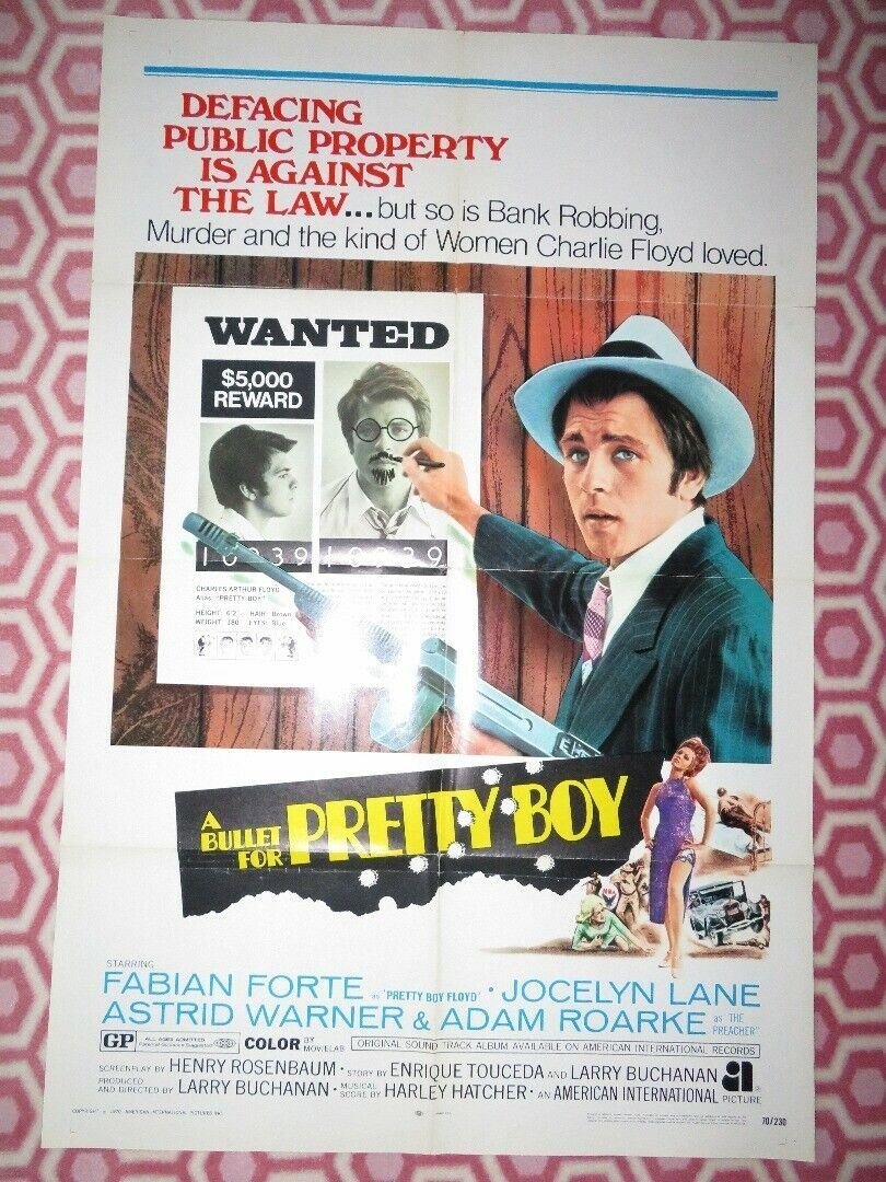 A BULLET FOR PRETTY BOY US ONE SHEET POSTER FABIAN FORTE ASTRID WARNER - Rendezvous Cinema