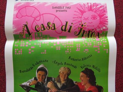 A CASA DI IRMA ITALIAN LOCANDINA (27.5"x13") POSTER VALERIA MILILLO 1999 - Rendezvous Cinema