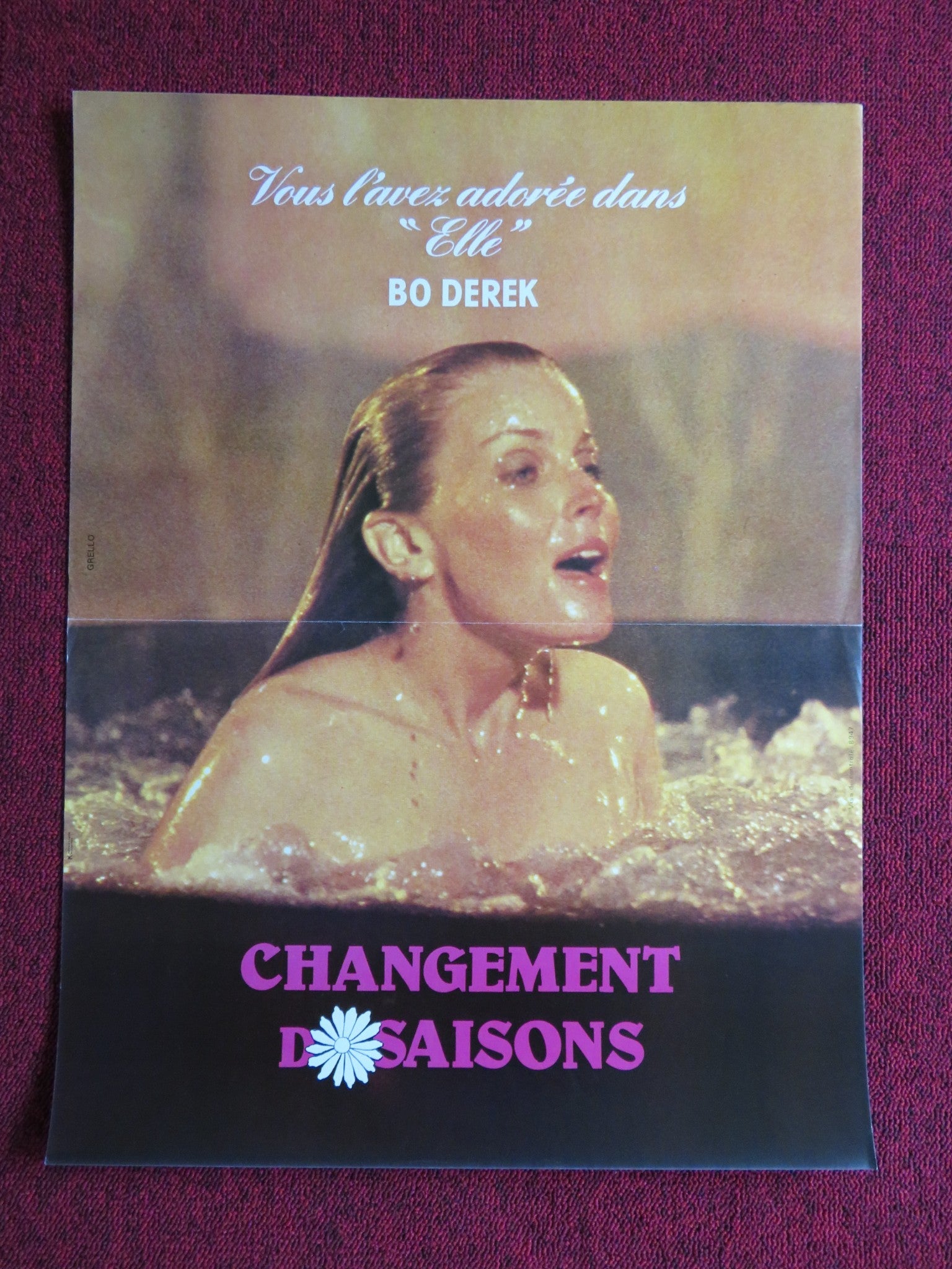 A CHANGE OF SEASONS FRENCH POSTER BO DEREK ANTHONY HOPKINS 1980 - Rendezvous Cinema