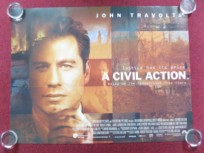 A CIVIL ACTION UK QUAD (30"x 40") ROLLED POSTER JOHN TRAVOLTA ROBERT DUVALL 1998 - Rendezvous Cinema