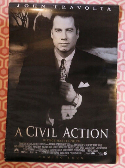 A CIVIL ACTION US ONE SHEET ROLLED POSTER JOHN TRAVOLTA 1998 - Rendezvous Cinema