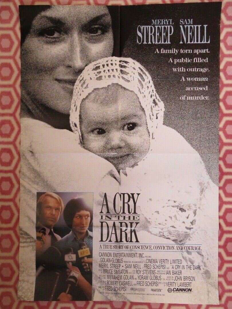 A CRY IN THE DARK US ONE SHEET POSTER MERYL STREEP SAM NEILL 1988 - Rendezvous Cinema