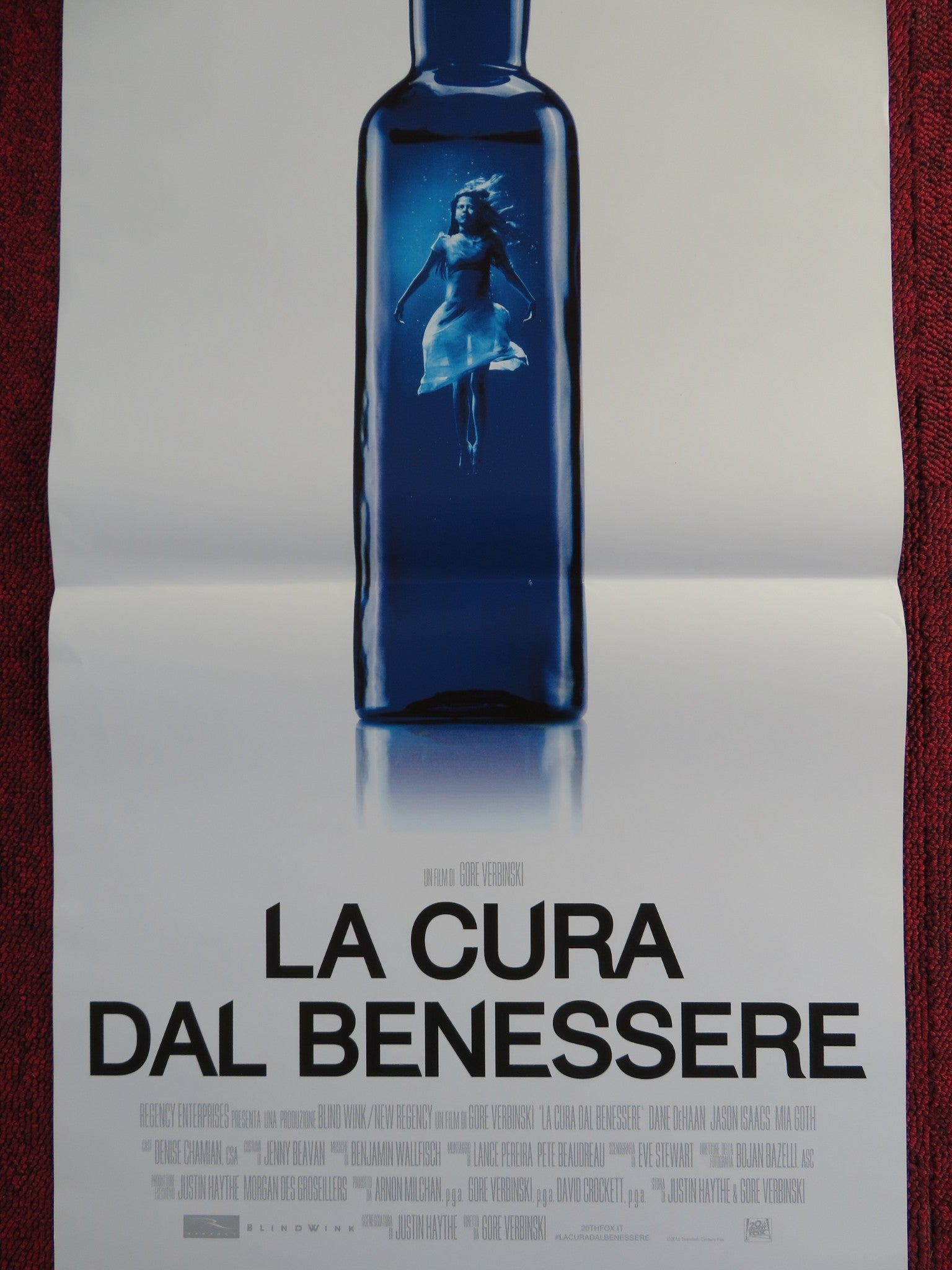 A CURE FOR WELLNESS ITALIAN LOCANDINA POSTER JASON ISAACS DANE DEHAAN 2016 - Rendezvous Cinema