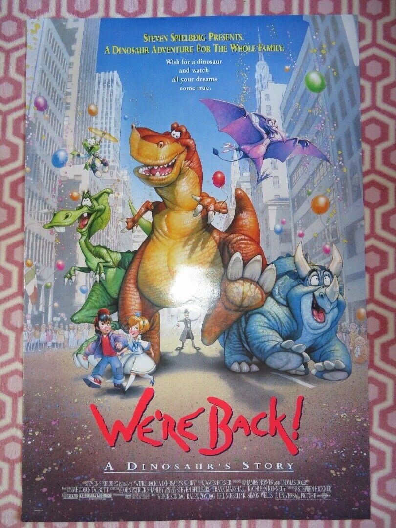 A DINOSAUR'S STORY US ONE SHEET ROLLED POSTER SPIELBERG 1993 - Rendezvous Cinema