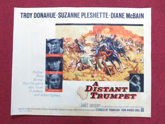 A DISTANT TRUMPET US HALF SHEET (22"x 28") POSTER TROY DONAHUE PLESHETTE 1964 - Rendezvous Cinema