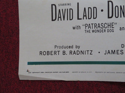 A DOG OF FLANDERS US ONE SHEET POSTER DAVID LADD DONALD CRISP 1959 - Rendezvous Cinema