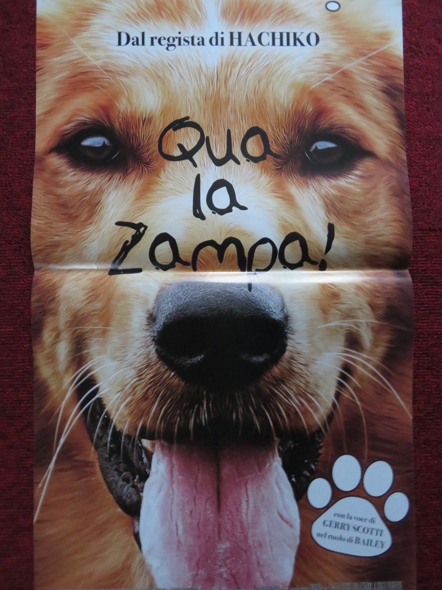 A DOG'S PURPOSE ITALIAN LOCANDINA POSTER JOSH GAD DENNIS QUAID 2017 - Rendezvous Cinema