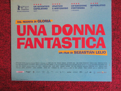 A FANTASTIC WOMAN ITALIAN LOCANDINA POSTER DANIELA VEGA FRANCISCO REYES 2017 - Rendezvous Cinema