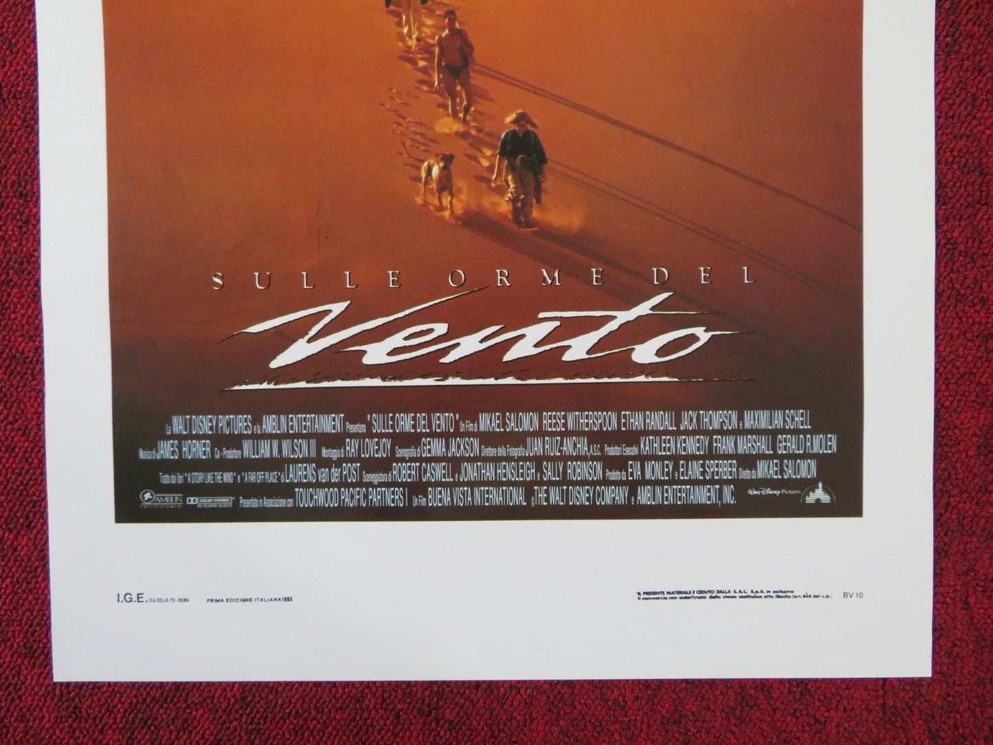 A FAR OFF PLACE ITALIAN LOCANDINA POSTER DISNEY REESE WITHERSPOON 1993 - Rendezvous Cinema