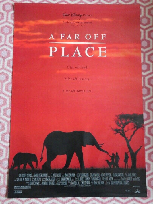 A FAR OFF PLACE US ONE SHEET ROLLED POSTER DISNEY 1993 - Rendezvous Cinema