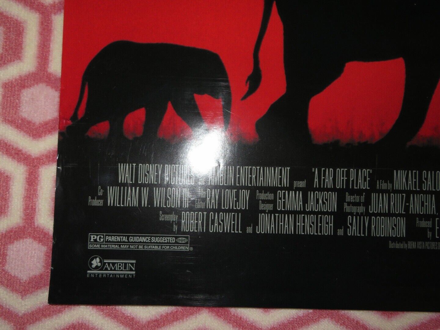 A FAR OFF PLACE US ONE SHEET ROLLED POSTER DISNEY 1993 - Rendezvous Cinema