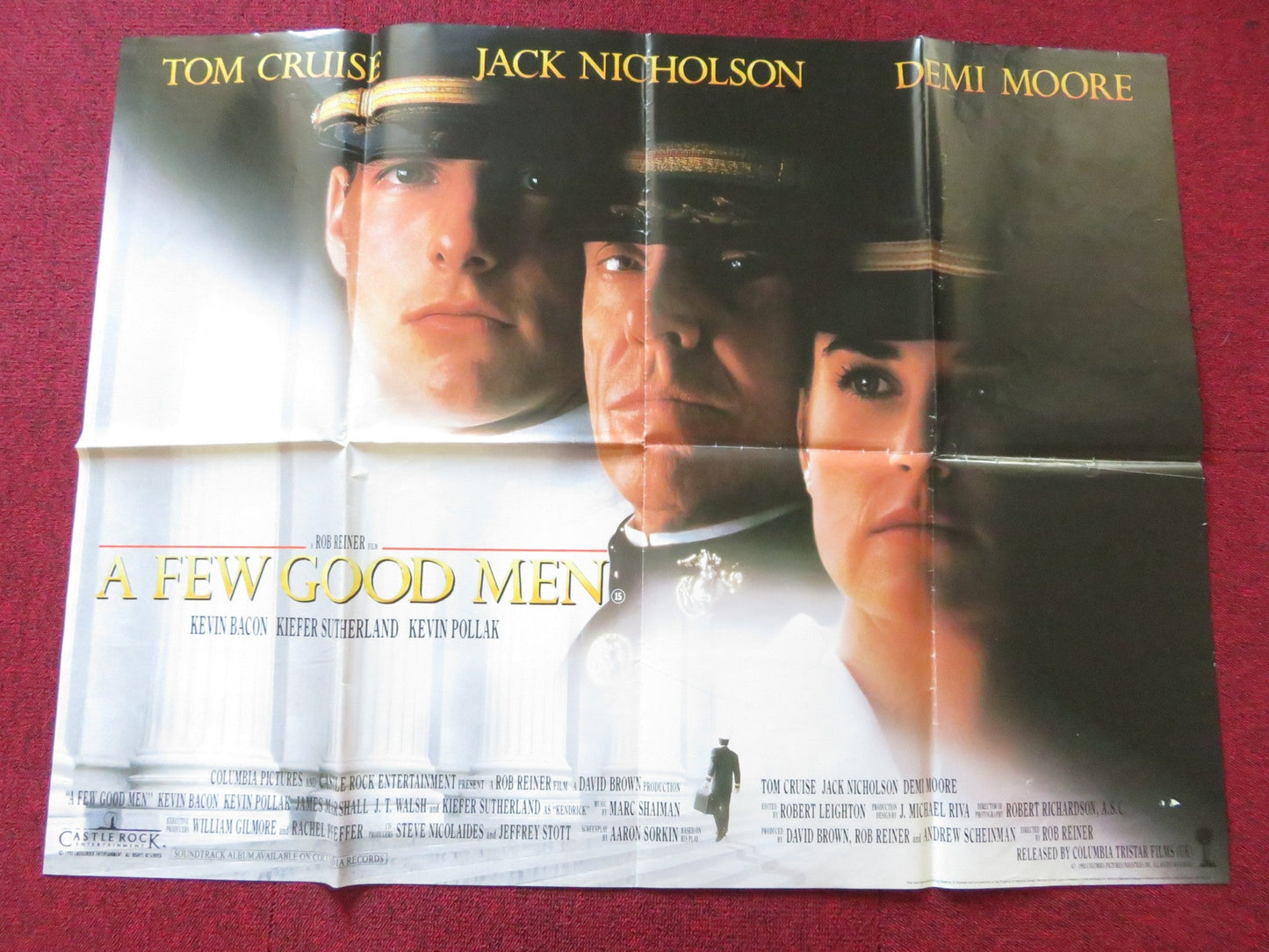 A FEW GOOD MEN QUAD POSTER FOLDED TOM CRUISE JACK NICHOLSON 1992 - Rendezvous Cinema