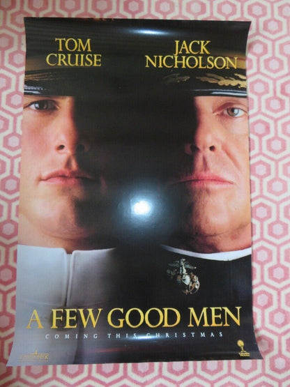 A FEW GOOD MEN TEASER US ONE SHEET ROLLED POSTER TOM CRUISE JACK NICHOLSON 1992 - Rendezvous Cinema