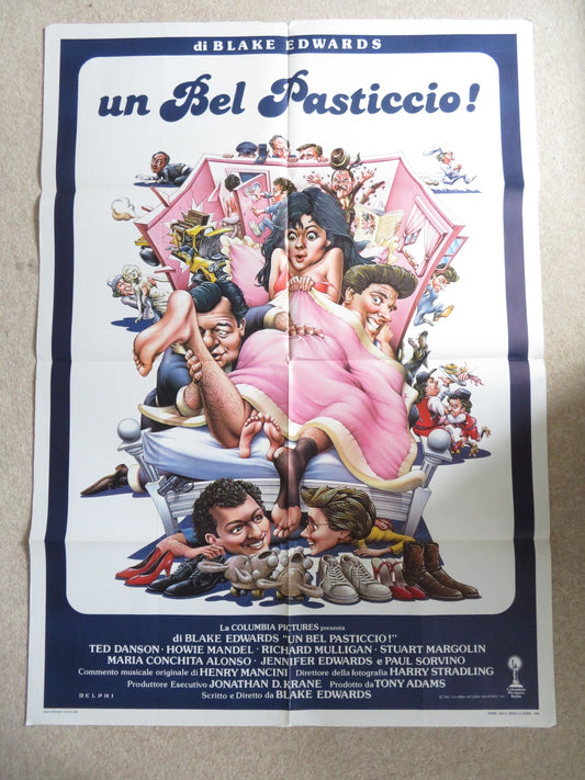 A FINE MESS ITALIAN 2 FOGLIO POSTER TED DANSON HOWIE MANDEL 1986 - Rendezvous Cinema