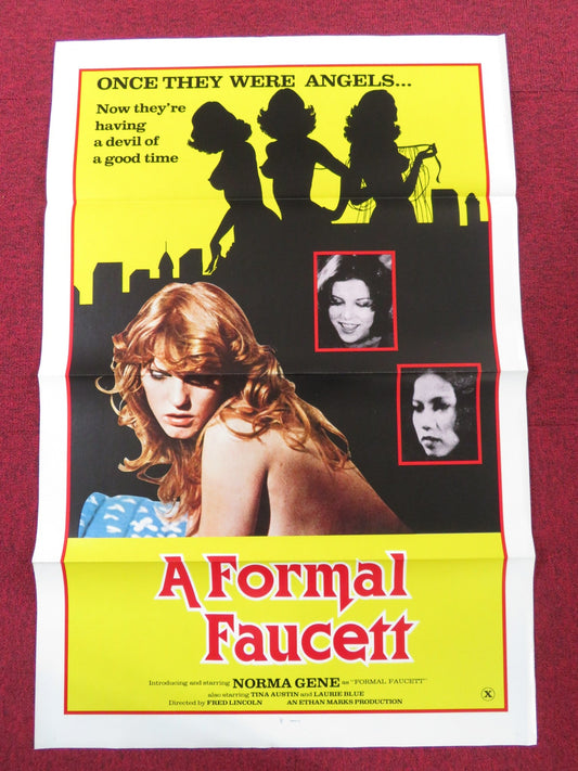 A FORMAL FAUCETT US TRI FOLDED ONE SHEET ROLLED POSTER DOROTHY LEMAY 1978 - Rendezvous Cinema