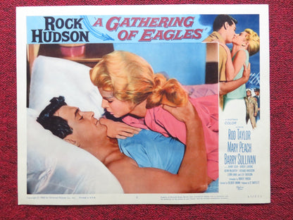 A GATHERING OF EAGLES US LOBBY CARD SET ROCK HUDSON ROD TAYLOR 1963 - Rendezvous Cinema