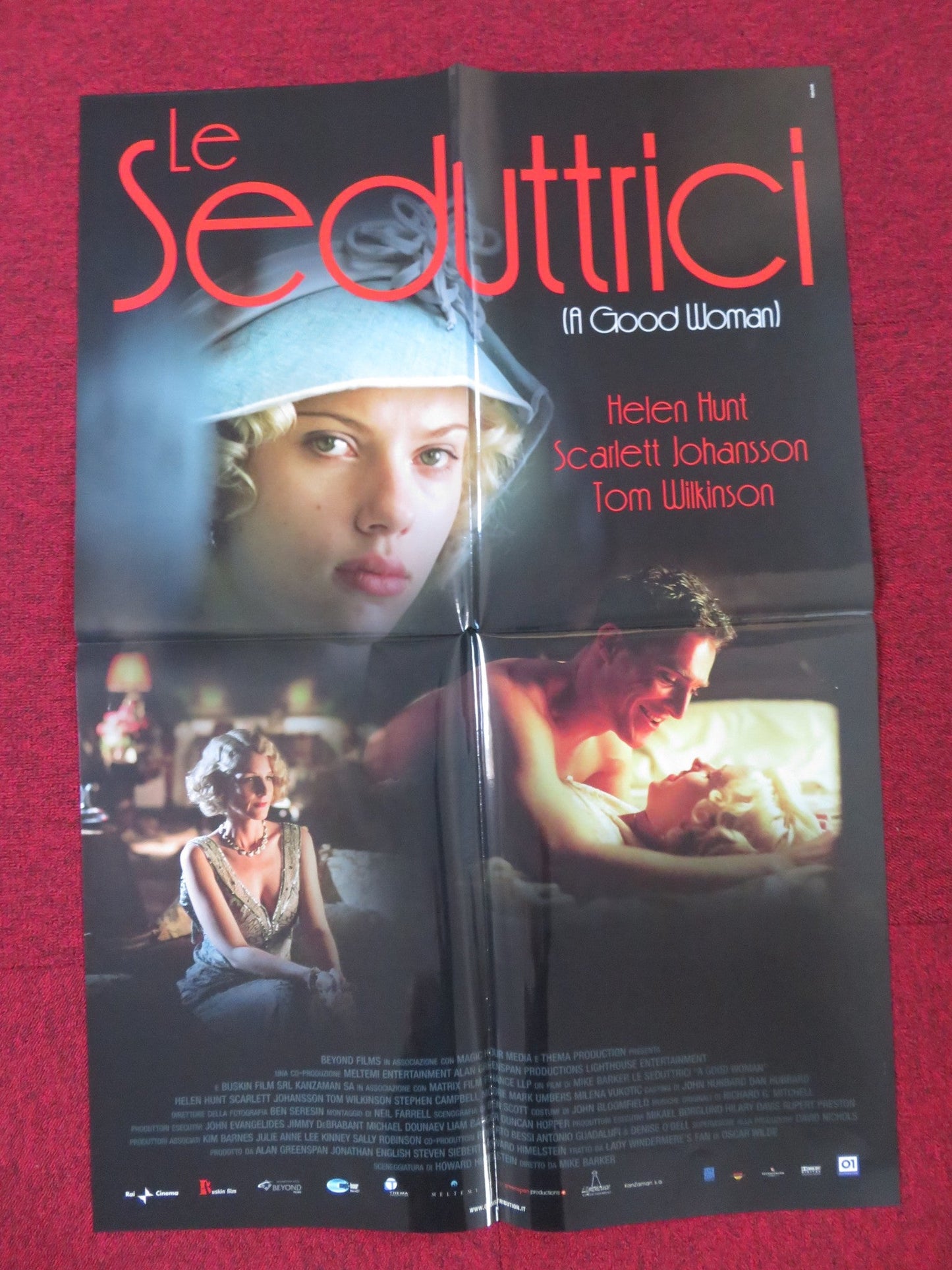 A GOOD WOMAN - B ITALIAN FOGLIO POSTER SCARLETT JOHANSSON HELEN HUNT 2004 - Rendezvous Cinema