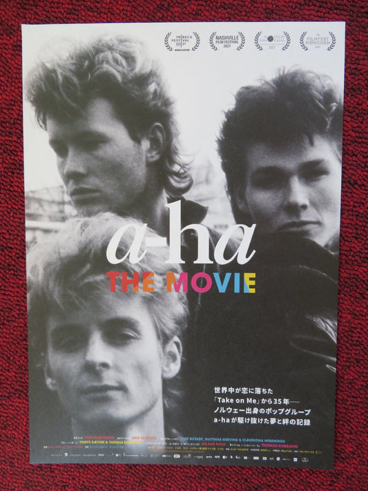 A - HA THE MOVIE JAPANESE CHIRASHI (B5) POSTER MORTEN HARKET PAL WAAKTAAR 2021 - Rendezvous Cinema