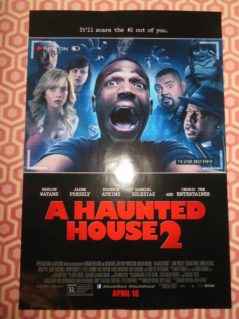 A HAUNTED HOUSE 2 US ONE SHEET ROLLED POSTER MARLONE WAYANS JAMIE PRESSLY 2014 - Rendezvous Cinema