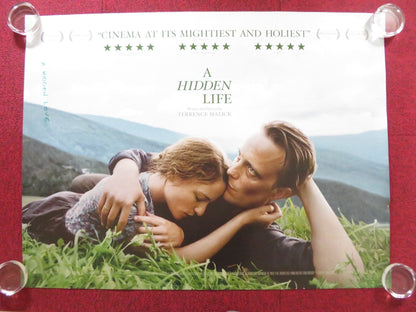 A HIDDEN LIFE - B UK QUAD (30"x 40") ROLLED POSTER AUGUST DIEHL V. PACHNER 2019 - Rendezvous Cinema